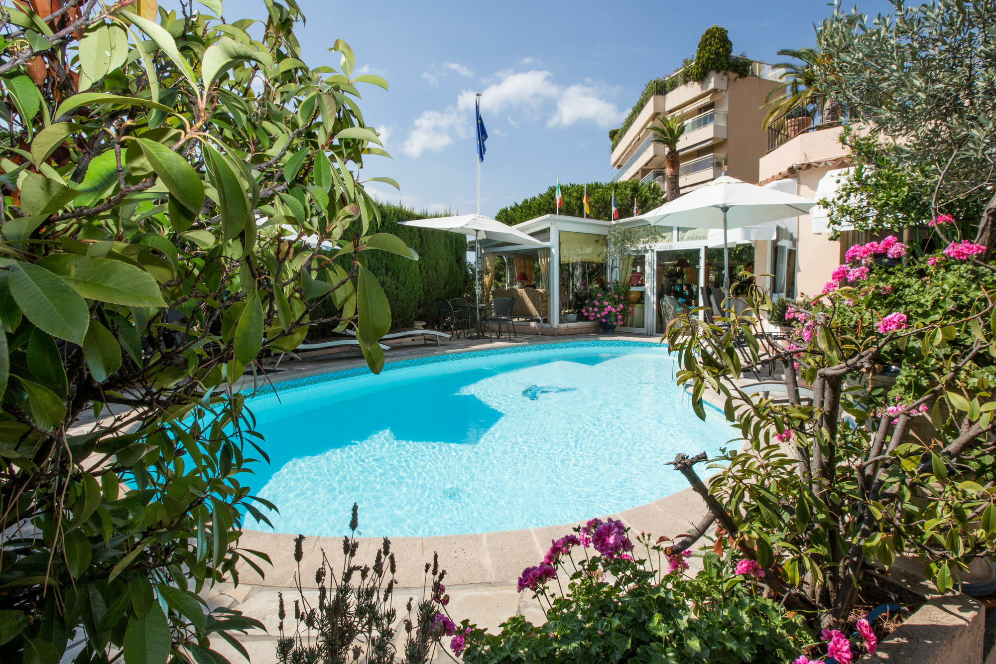 Hotel L'Olivier - Piscine & Parking Канни Екстер'єр фото